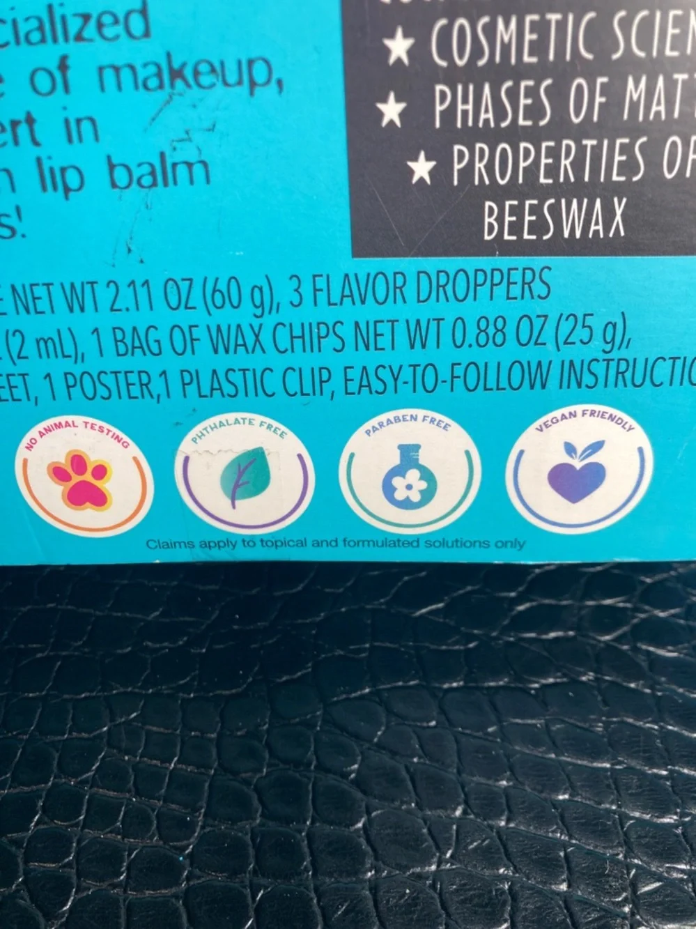 NWT YOU•NIVERSE Science Meets Style Color-Change Lip‎ Balm STEM Kit